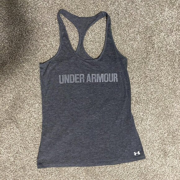 Under Armour Gray Performance Tank Top - Picture 1 of 3